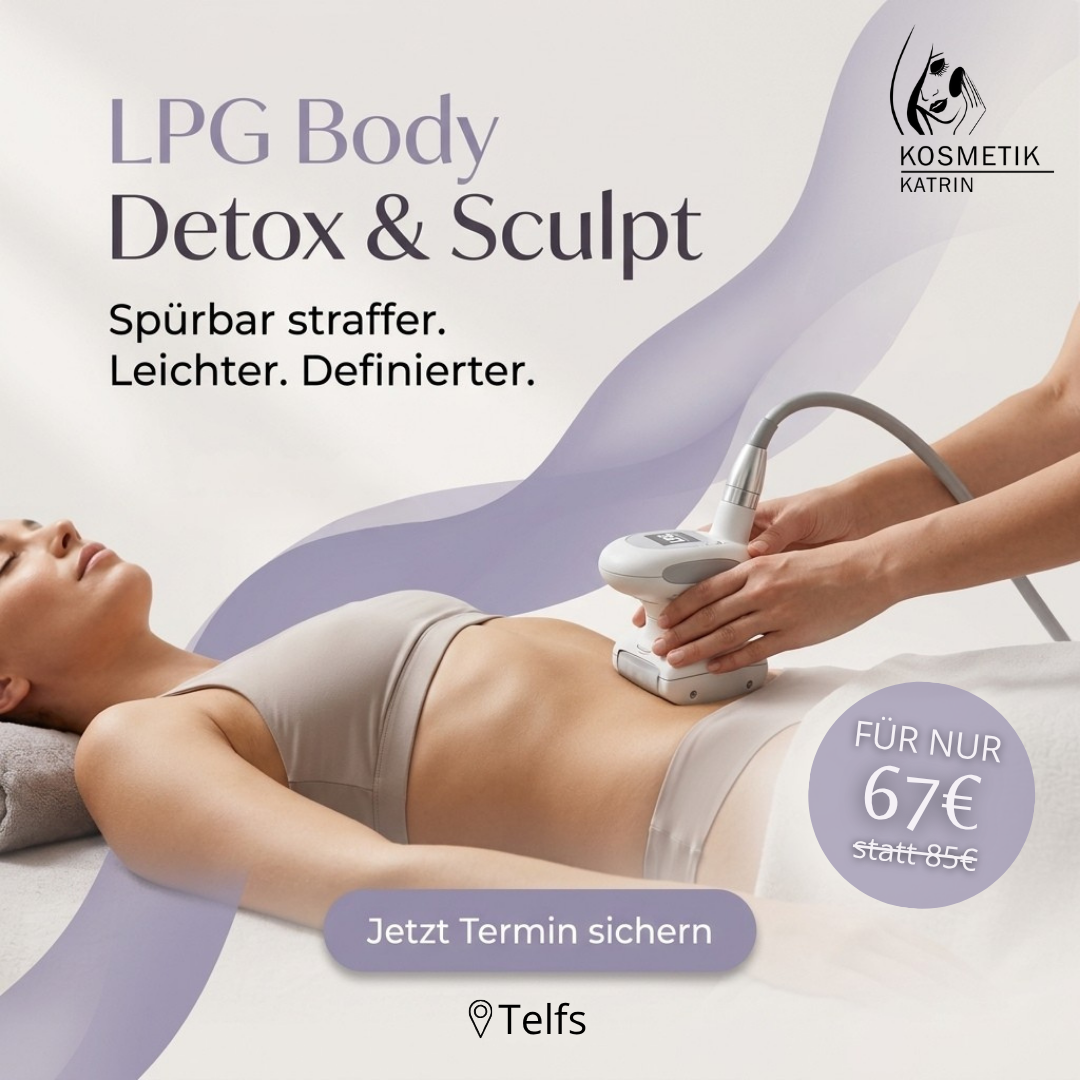 Kosmetik Katrin Facebook ad: EXKLUSIV IN TELFS: LPG BODY DETOX & SCULPT