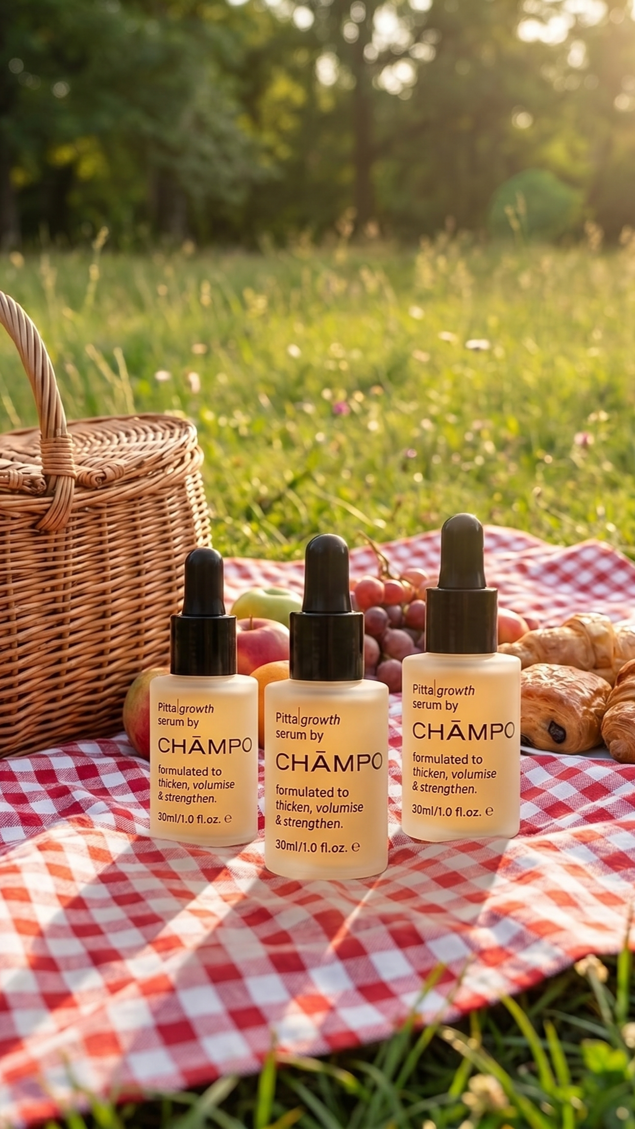 Chāmpo Haircare Facebook ad