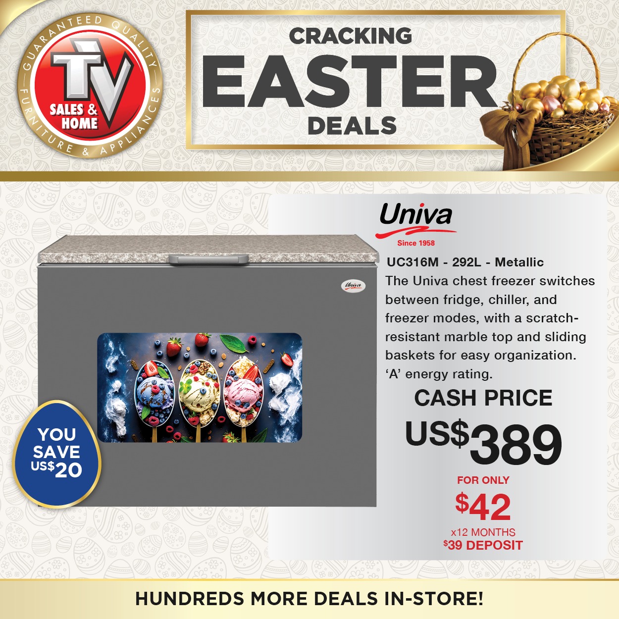 TV Sales & Home Facebook ad: Bulk buy with confidence!