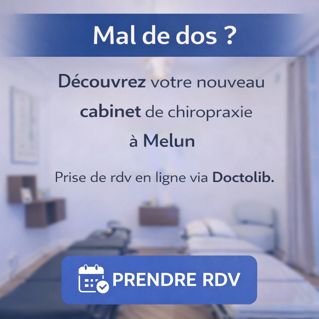 Caroline Déhais Chiropracteur 77 Facebook ad: Nouveau Cabinet Chiropratique à MELUN (77)