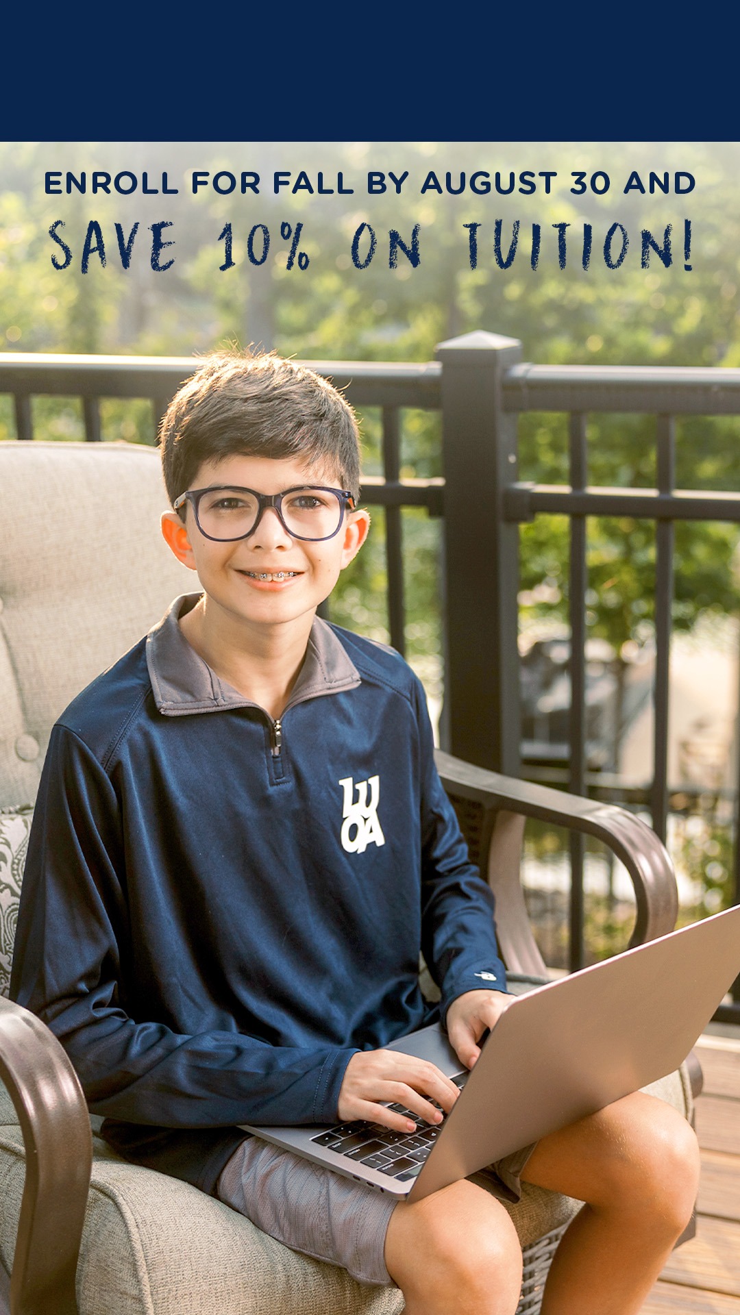 Liberty University Online Academy K-12 Facebook ad