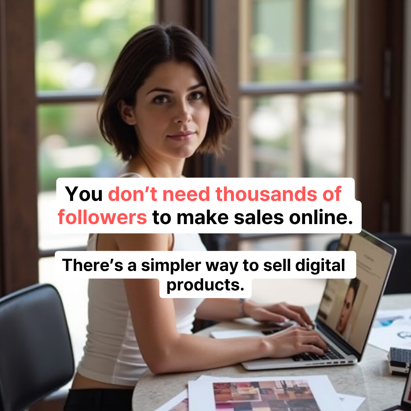 Elevate with Karen Facebook ad: I made 7 sales in one week