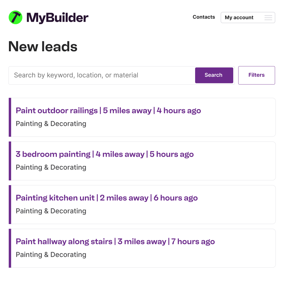MyBuilder Facebook ad