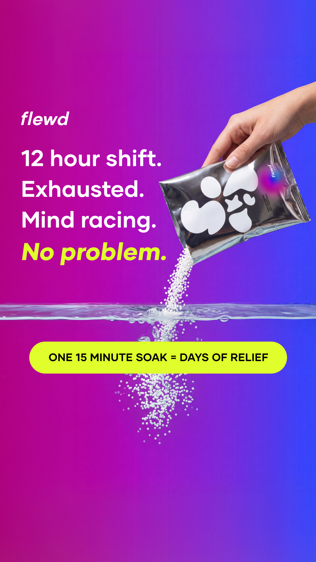 Flewd Stresscare Facebook ad