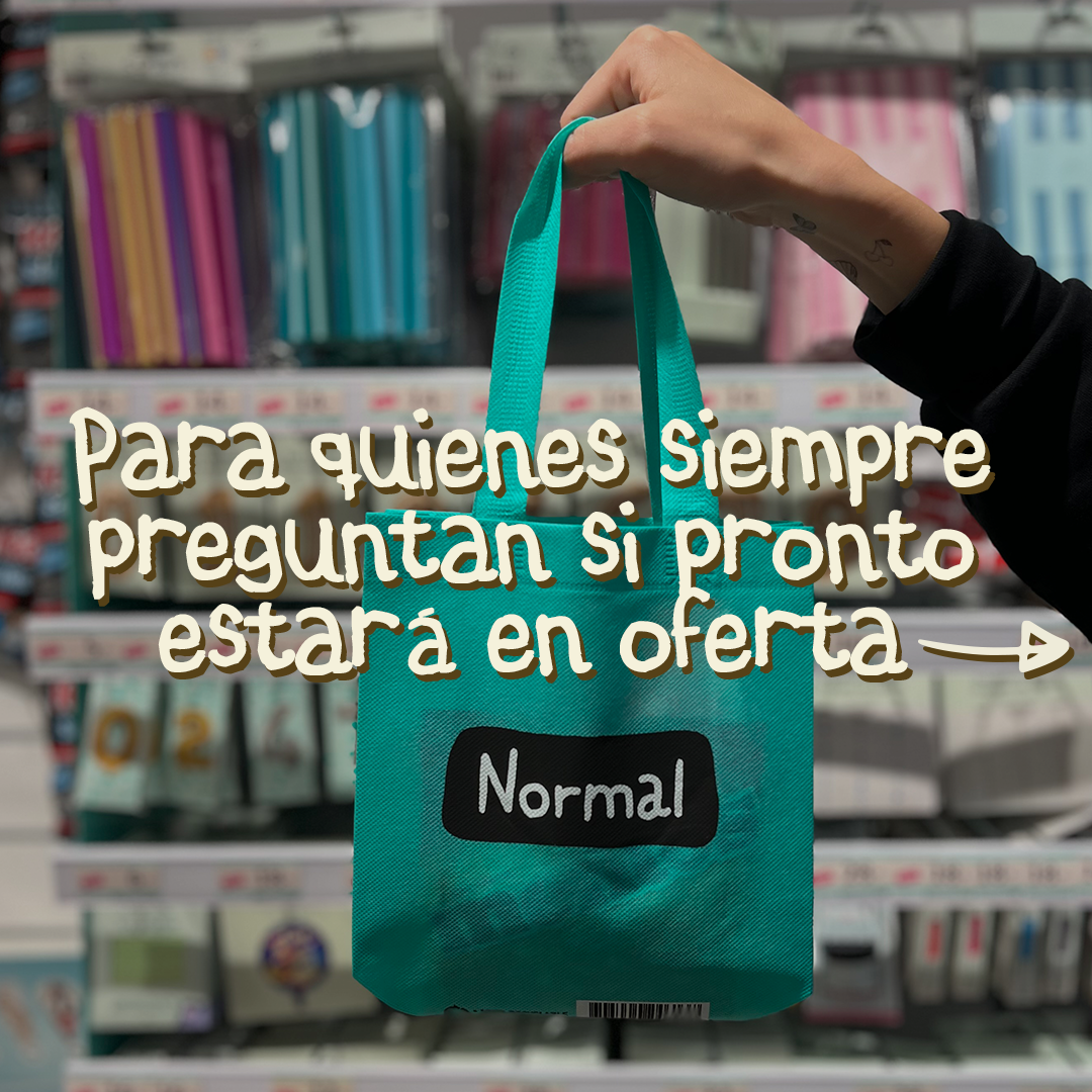 Normal Facebook ad: Cuando las estanterías se quedan vacías, las rellenamos…