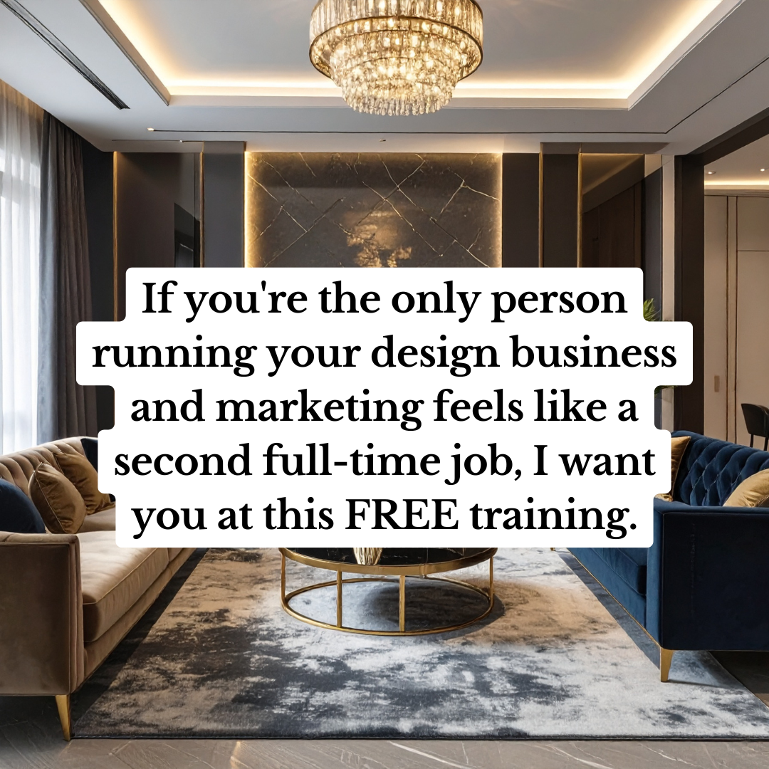Salimah Mamdani Facebook ad: FREE Workshop for Interior Designers