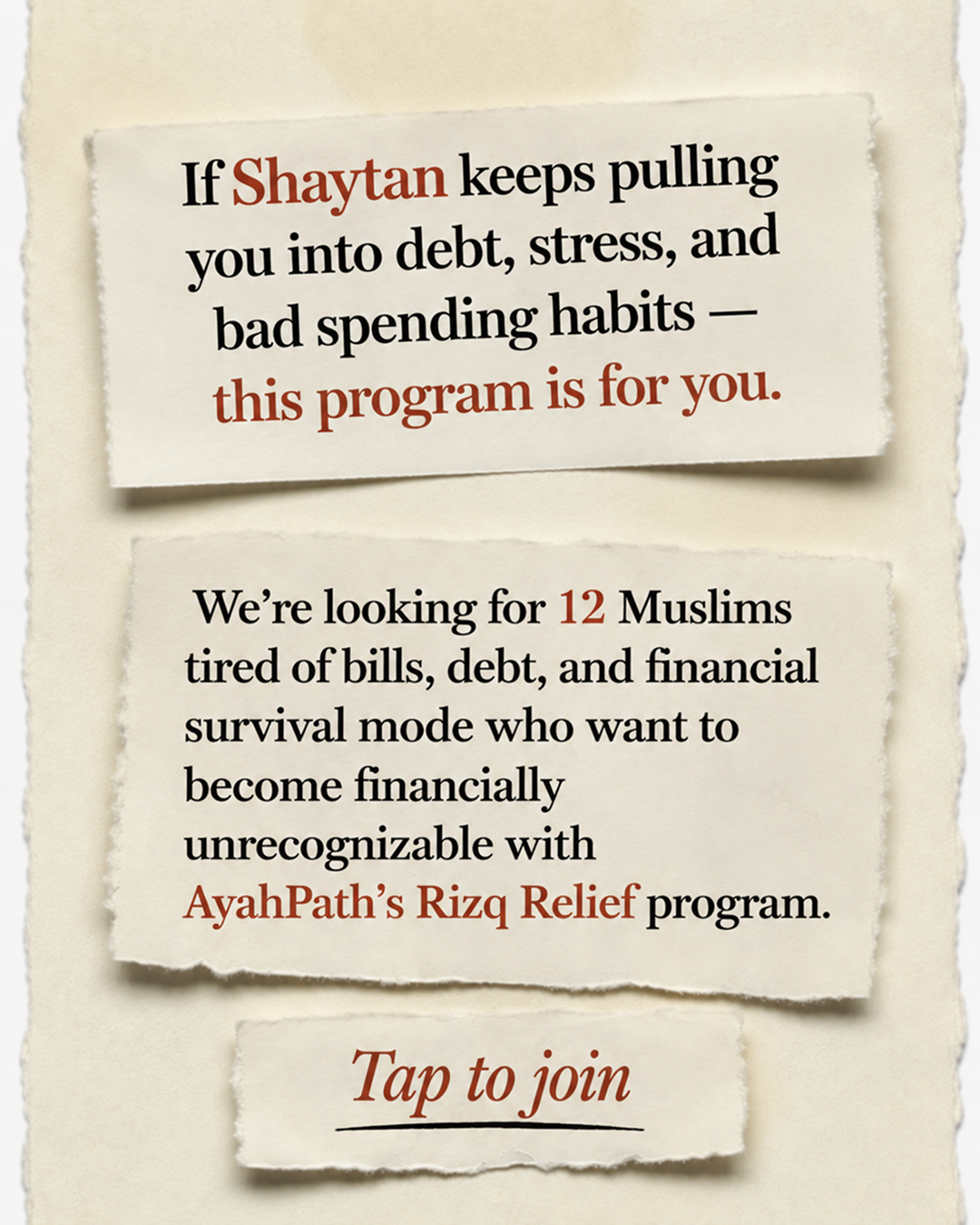 Imam Advice Daily Facebook ad