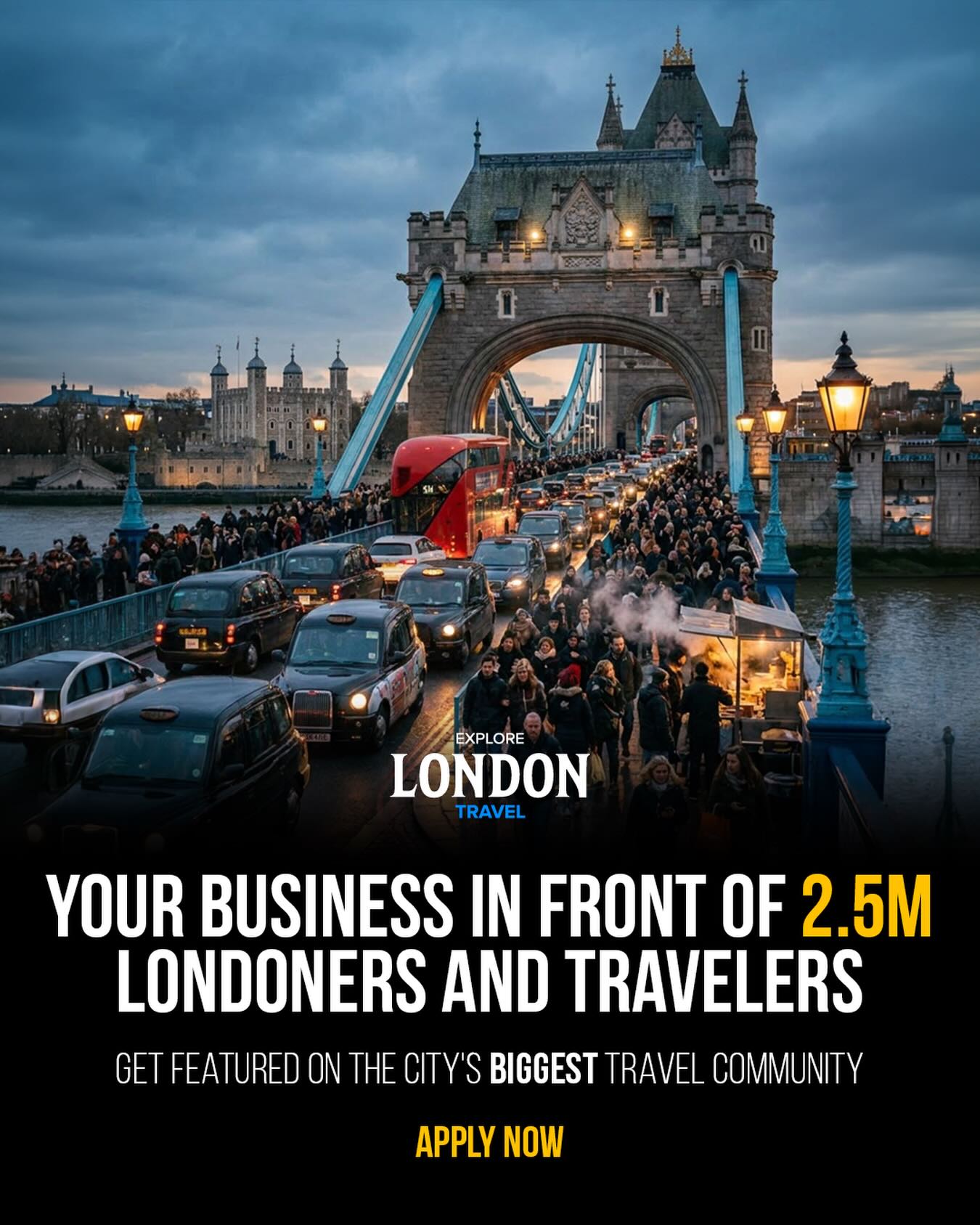 London Explore Facebook ad