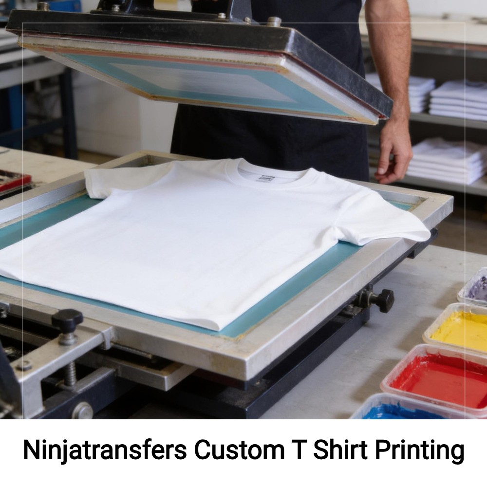 Central Picks Facebook ad: Ninjatransfers Custom T Shirt Printing.