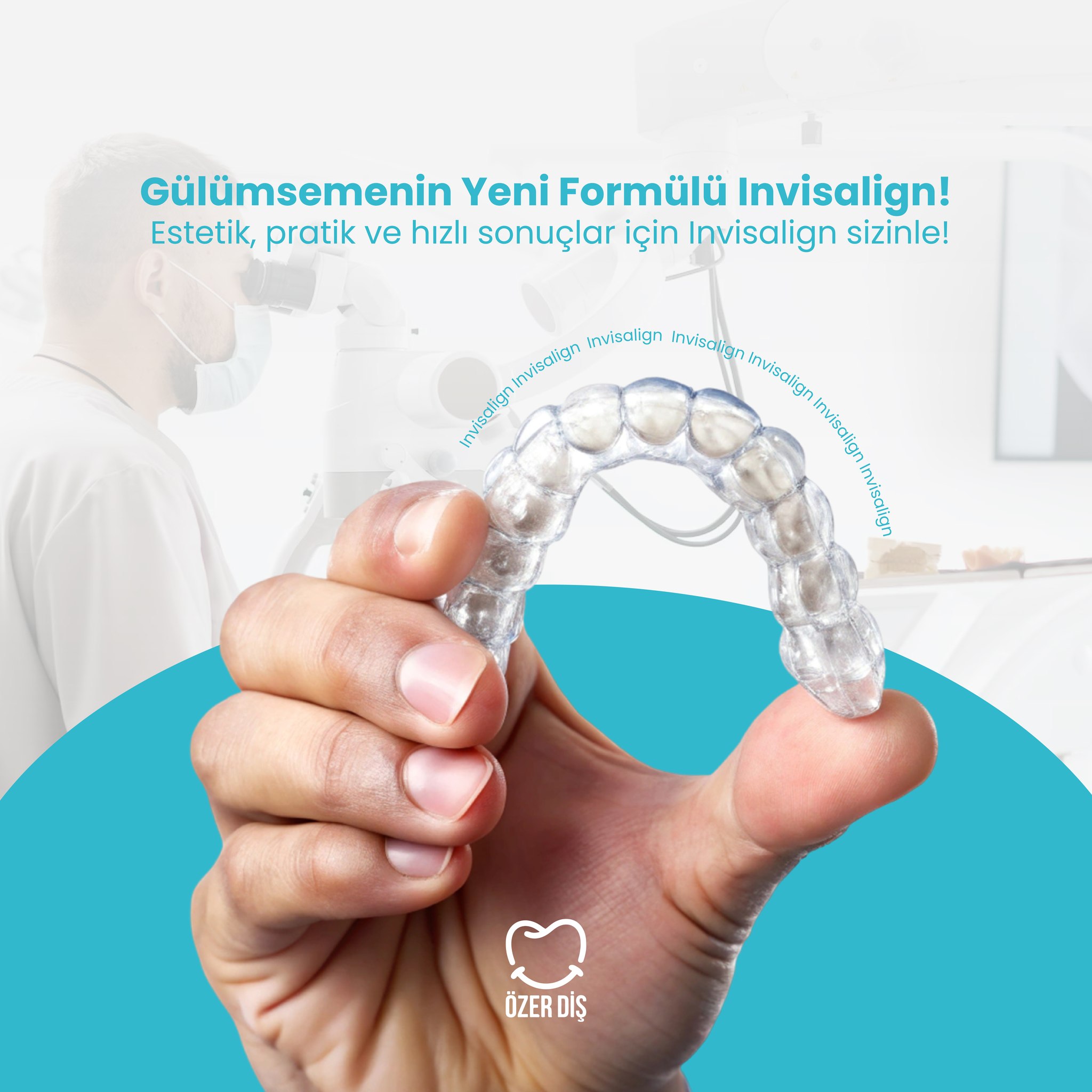 Özer Ağız ve Diş Kliniği Facebook ad: Hızlı, pratik ve estetik… Invisalign ile gülüşünüz artık…
