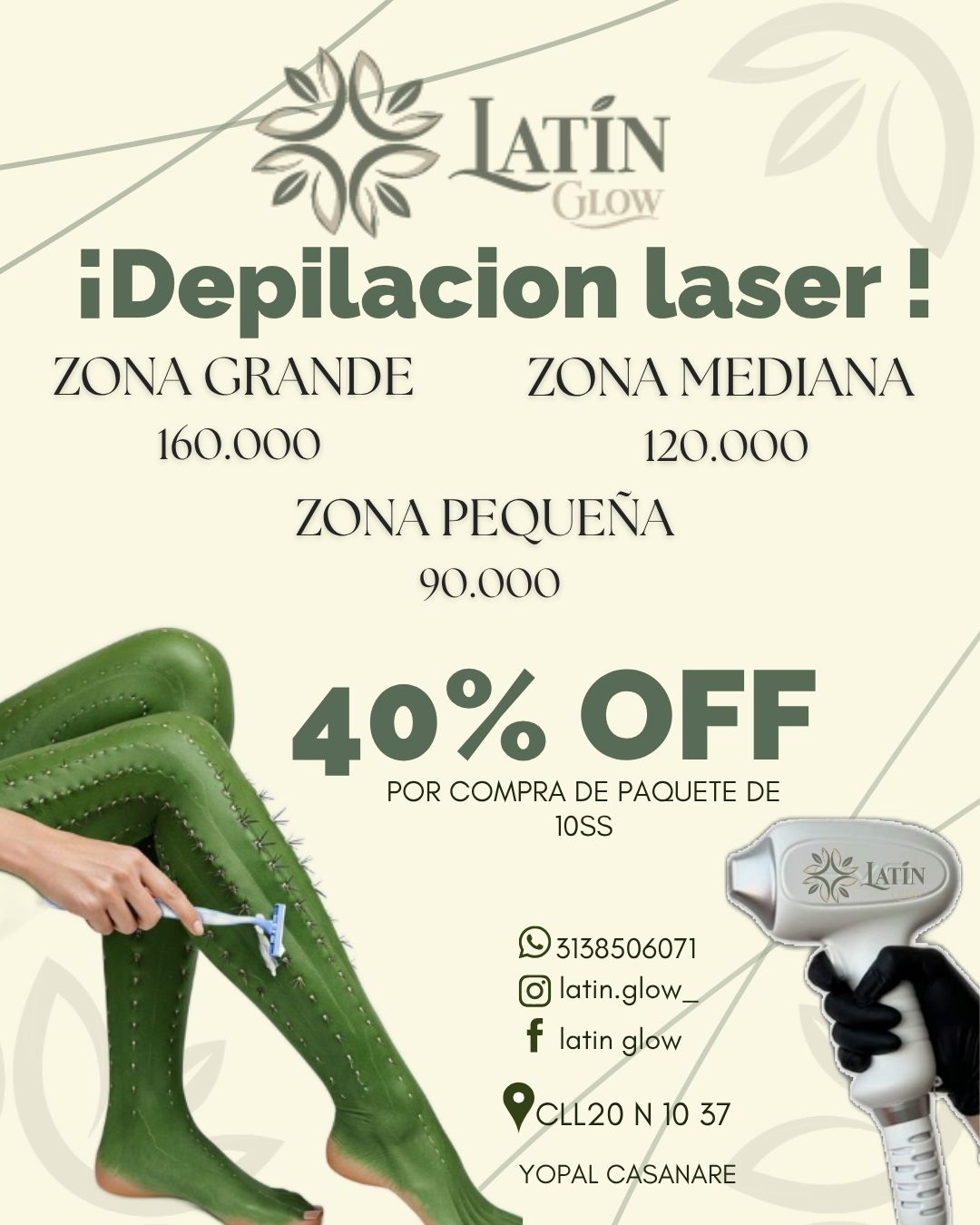 Latin glow  Facebook ad
