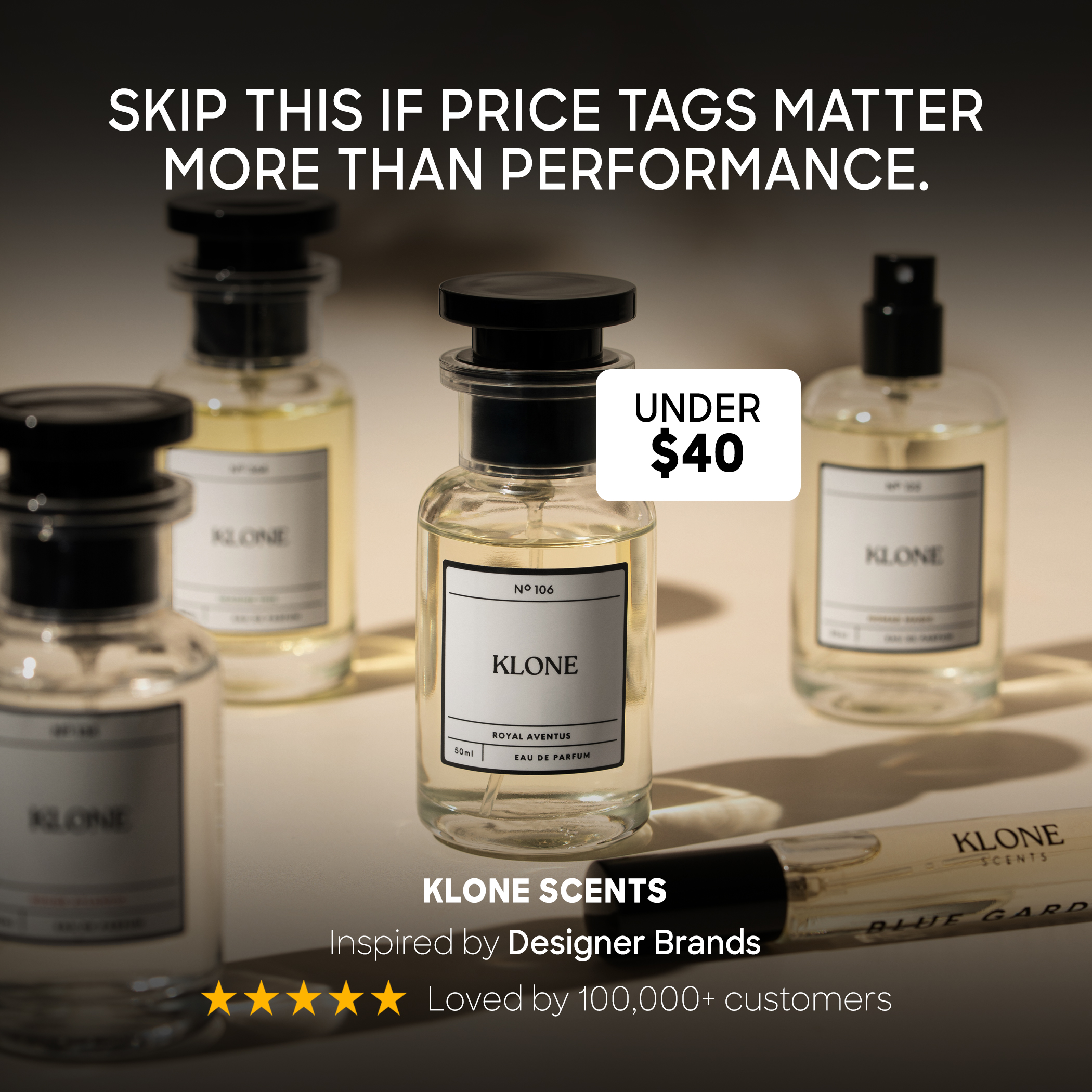 Klone Scents Facebook ad