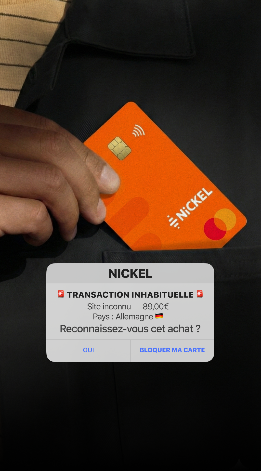 Nickel France Facebook ad