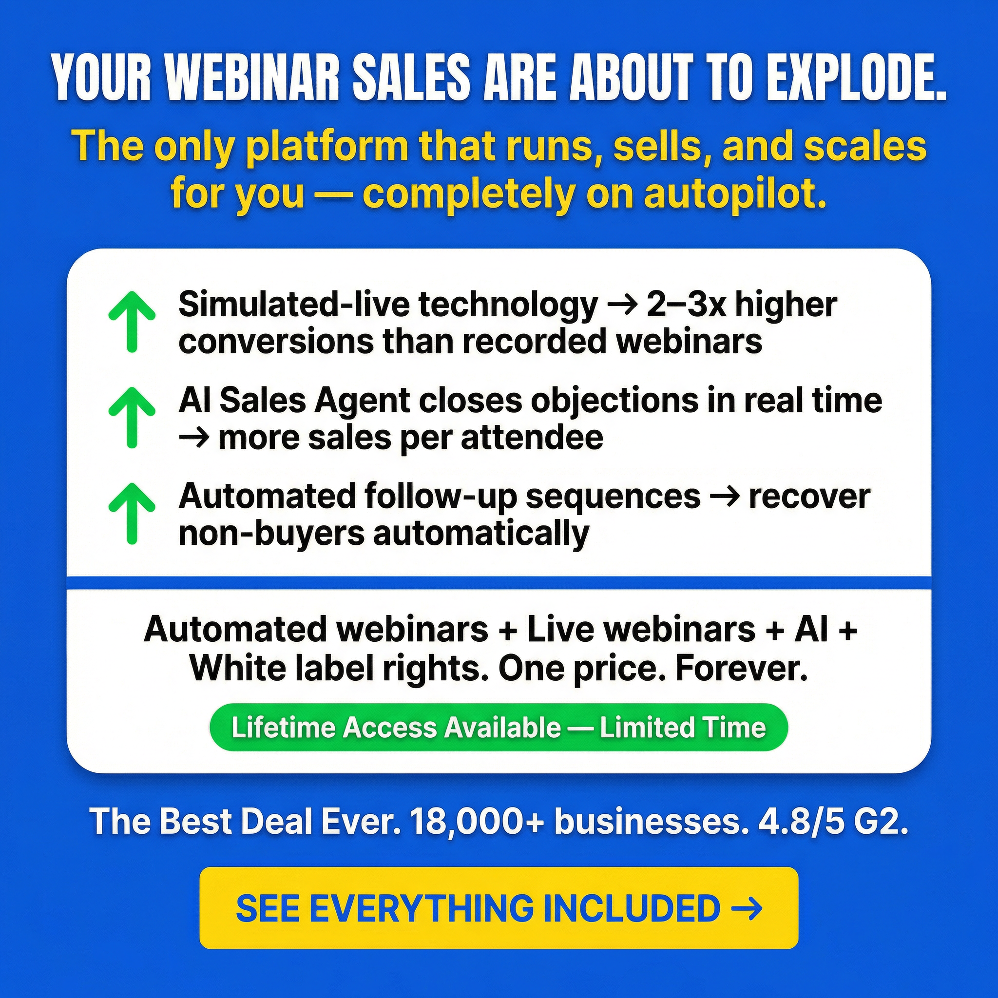 WebinarKit Facebook ad