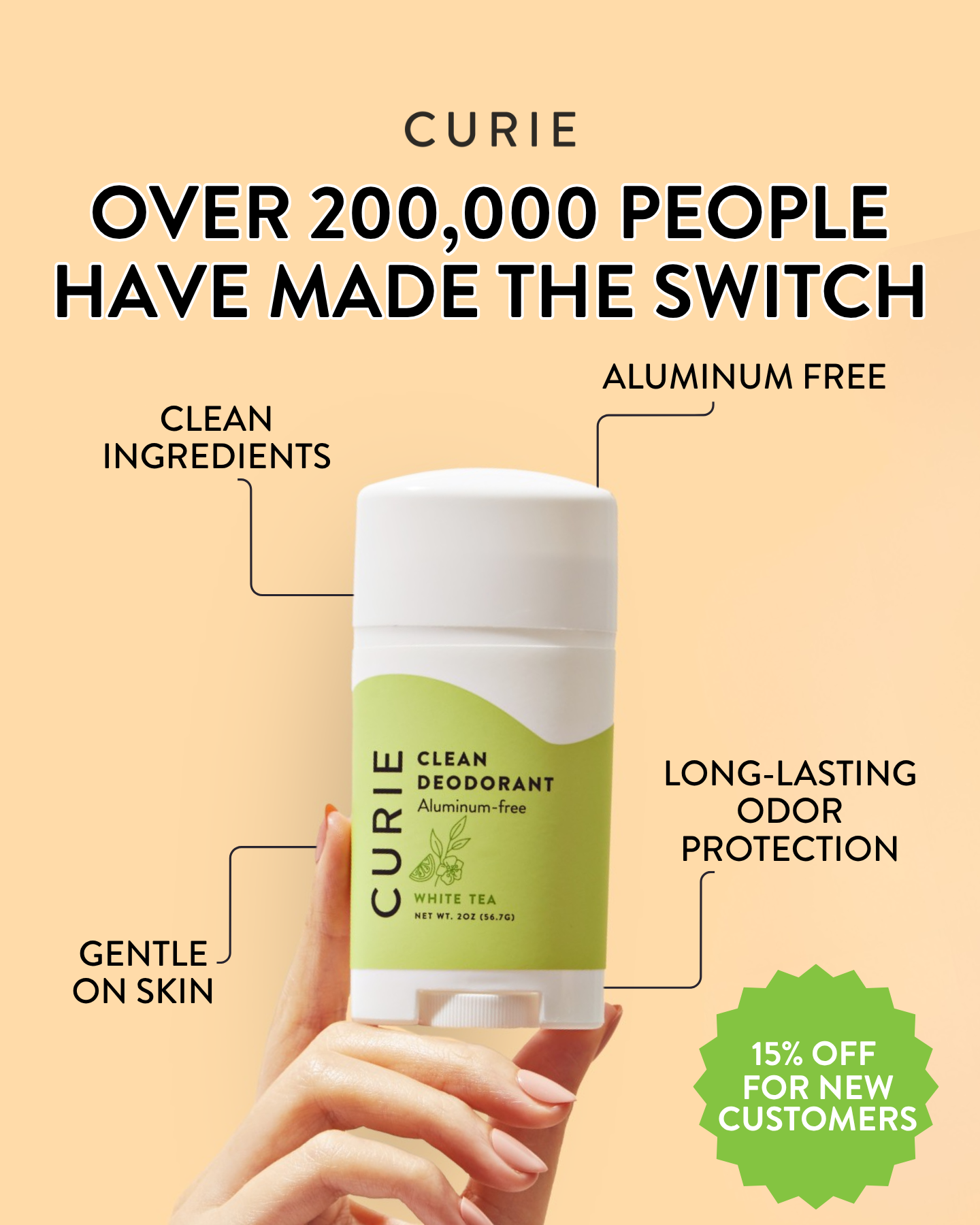 Curie Facebook ad