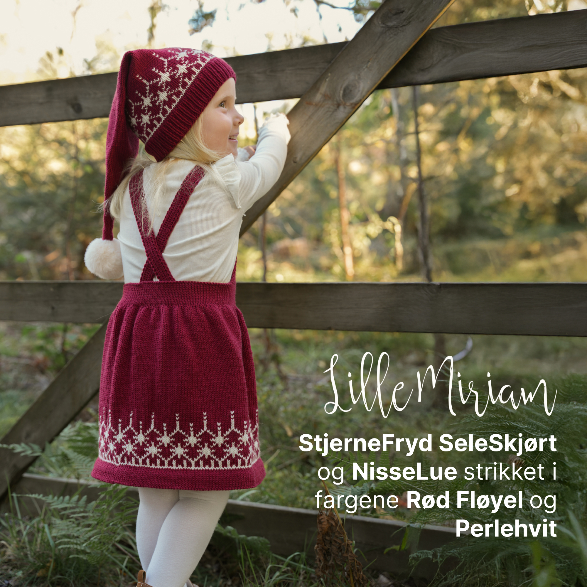 LilleMiriam - Strikkeoppskrifter og garn Facebook ad