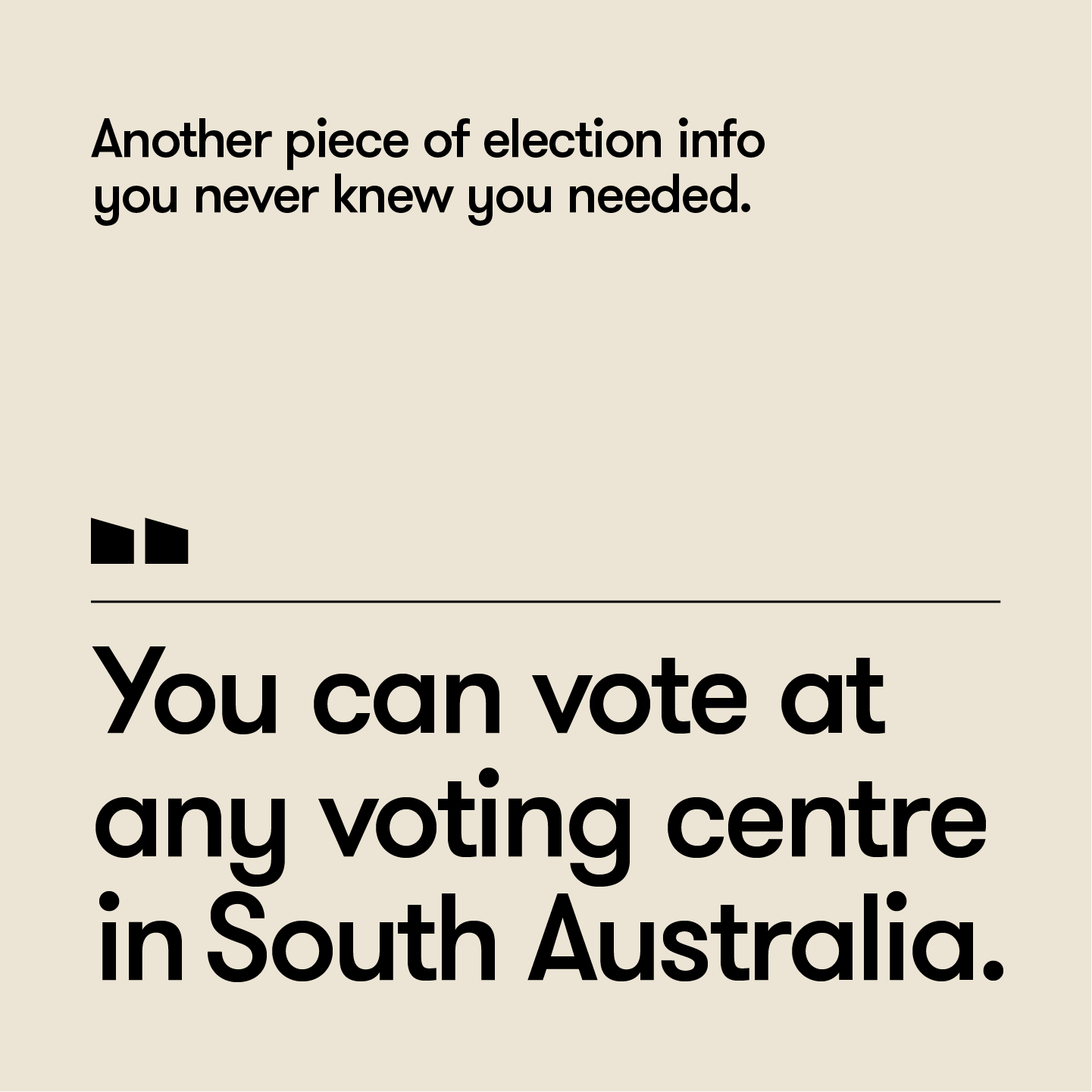 Electoral Commission of South Australia Facebook ad