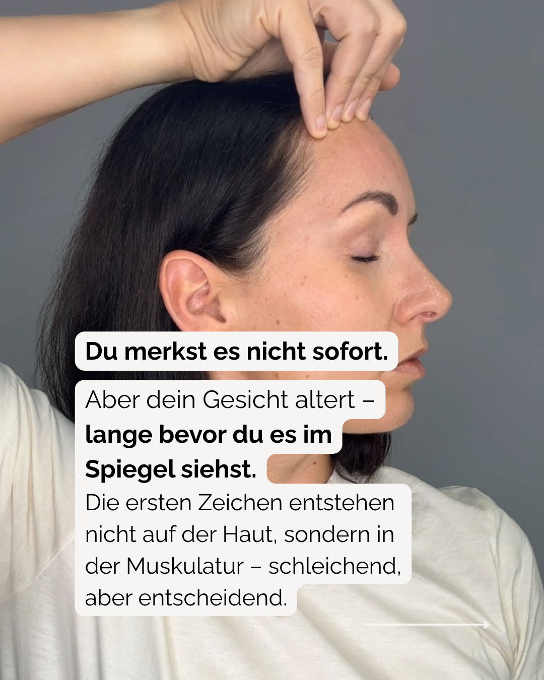 Bare Skin Face Yoga Facebook ad: Du merkst es nicht sofort, aber dein Gesicht…