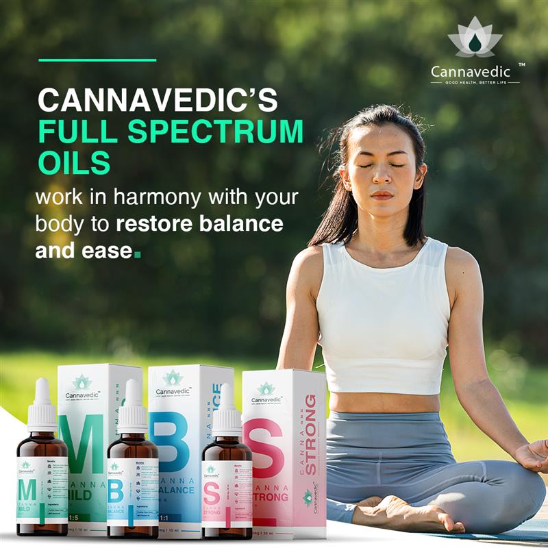 Cannavedic.India Facebook ad: Modern life can be noisy, but your mind…