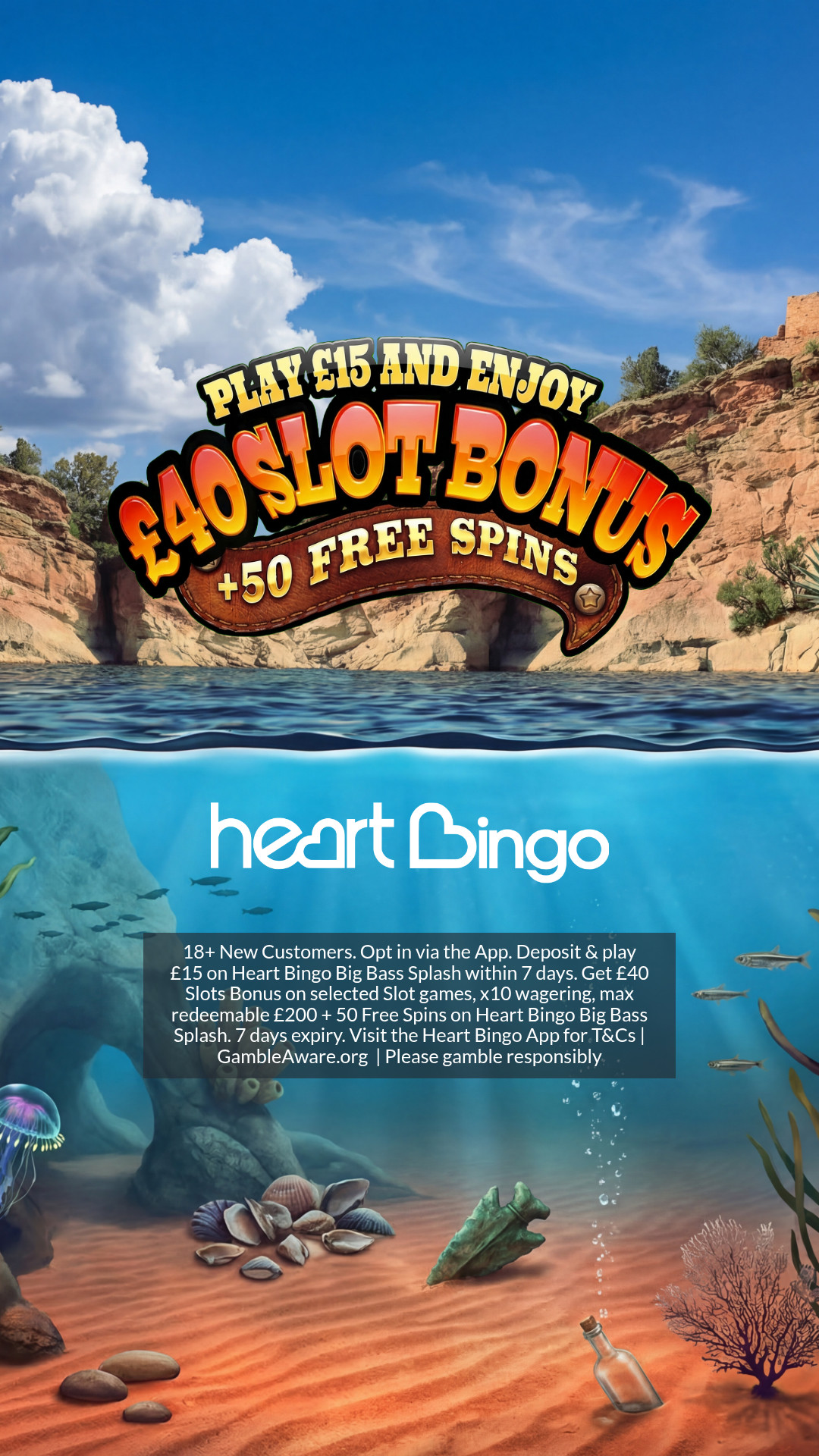 Heart Bingo Facebook ad
