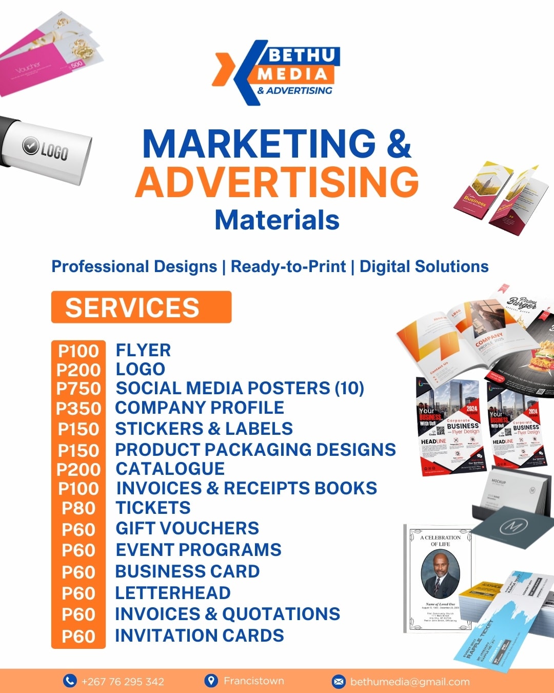 BETHU MEDIA Facebook ad: Tired of your business blending into the crowd.
