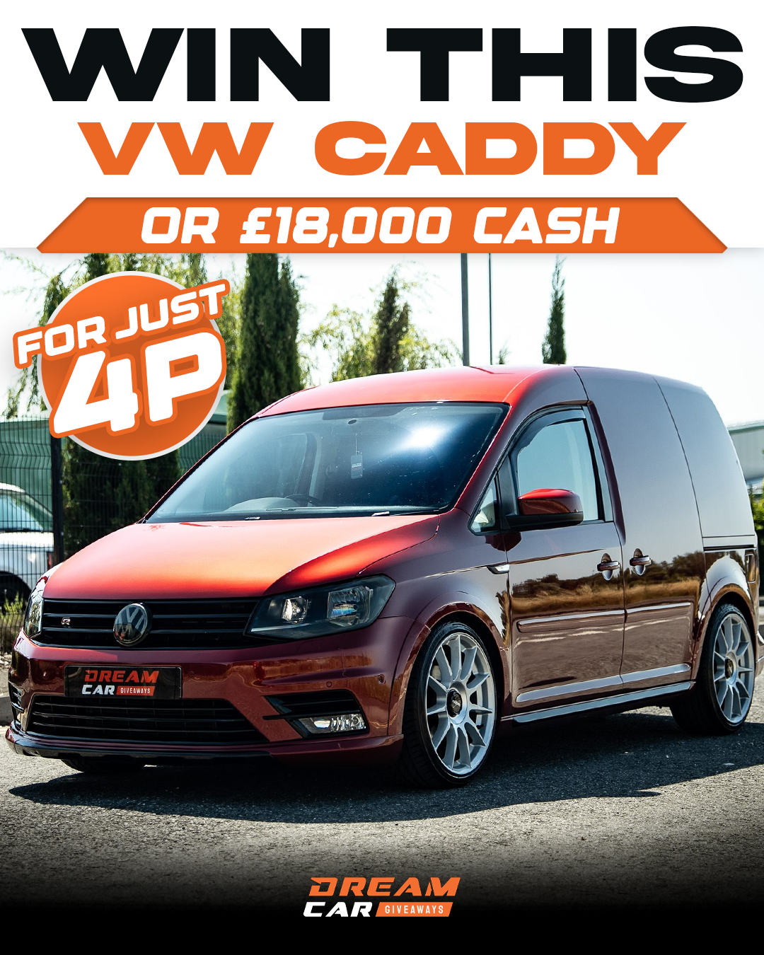 Dream Car Giveaways Facebook ad
