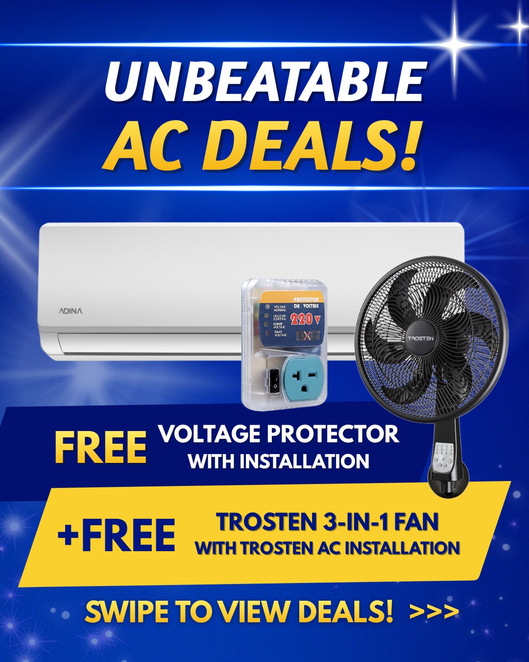 Cool Wizard Air Conditioning and Refrigeration Facebook ad: UNBEATABLE AC DEALS AS LOW AS $1700!