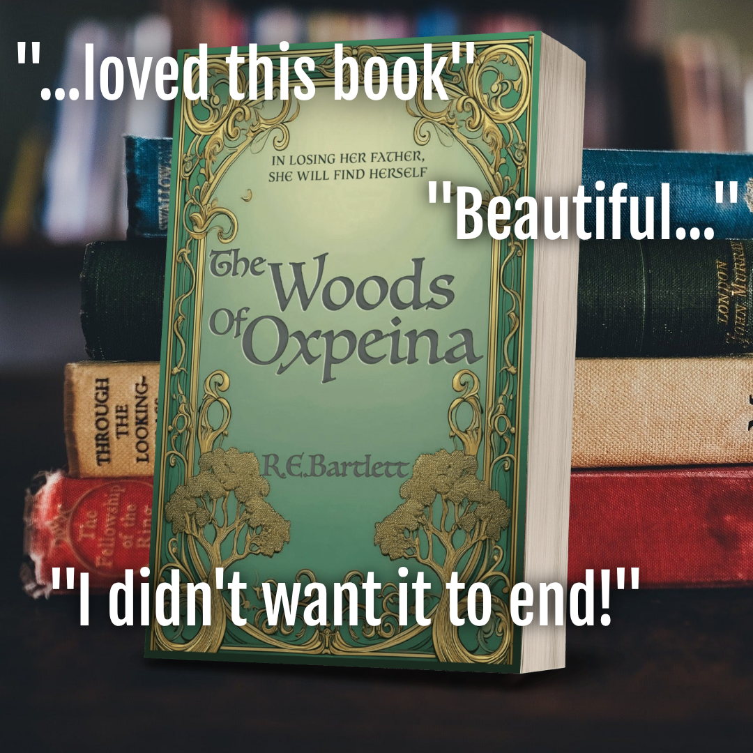 The Woods Of Oxpeina Facebook ad: An intriguing mix of fairy tale and modern fable.