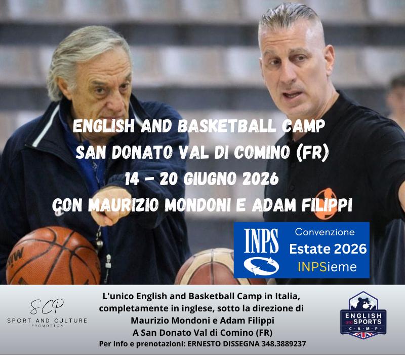 English and Sports Camp di San Donato Facebook ad: Settimana di basket - English & Sports Camp