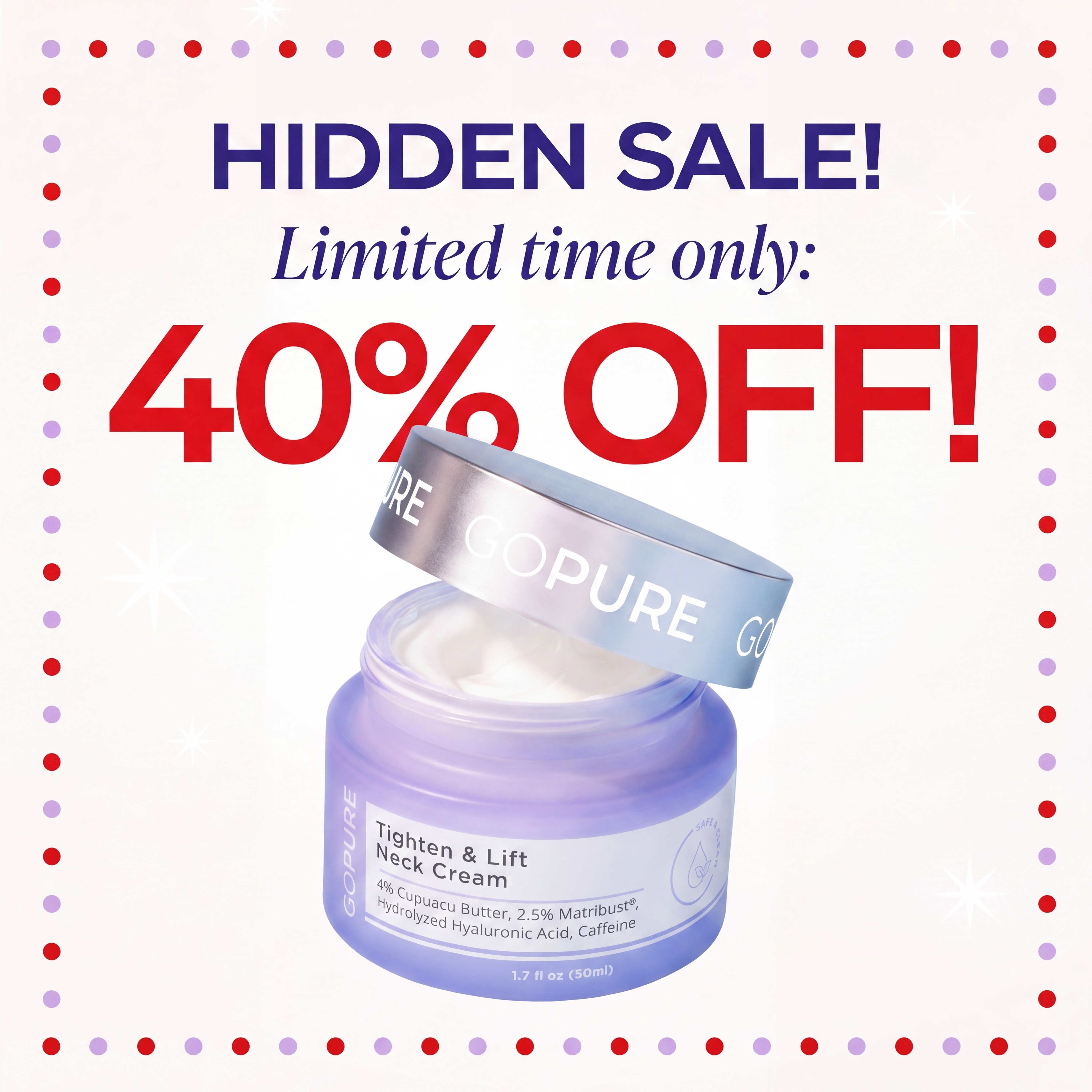GoPure Skin Care Facebook ad