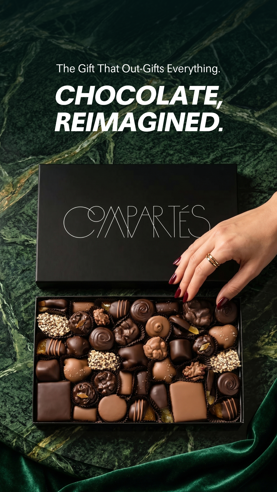 Compartes Chocolate Facebook ad