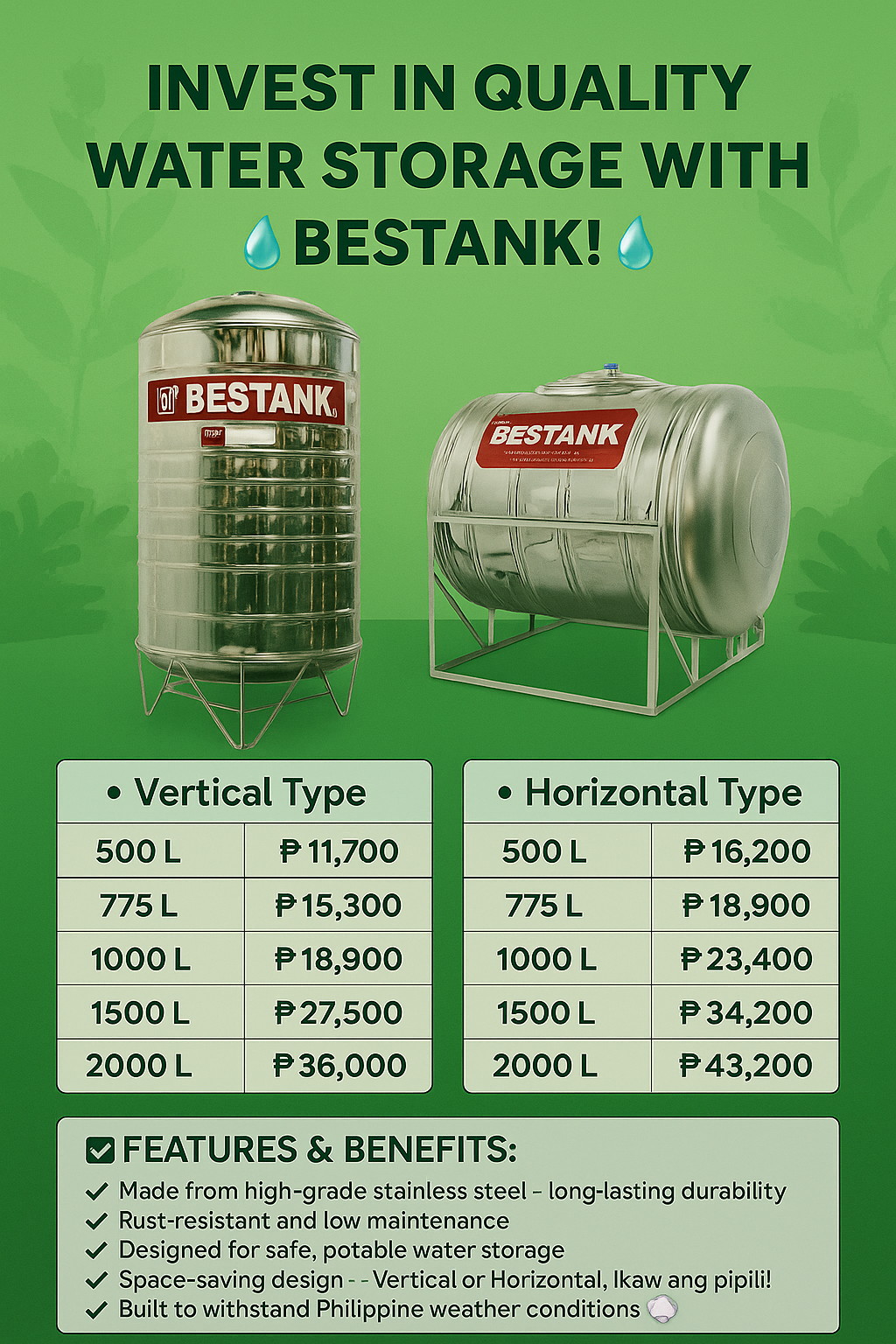 Bestank Central Luzon Facebook ad