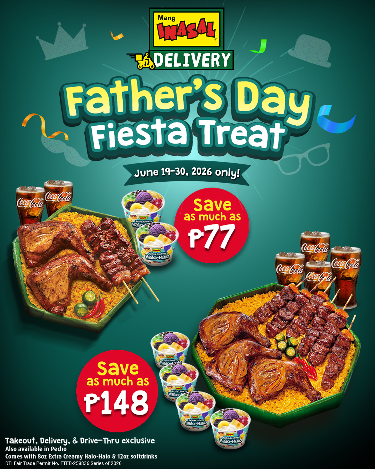 Mang Inasal Philippines Facebook ad from Jun 18, 2026