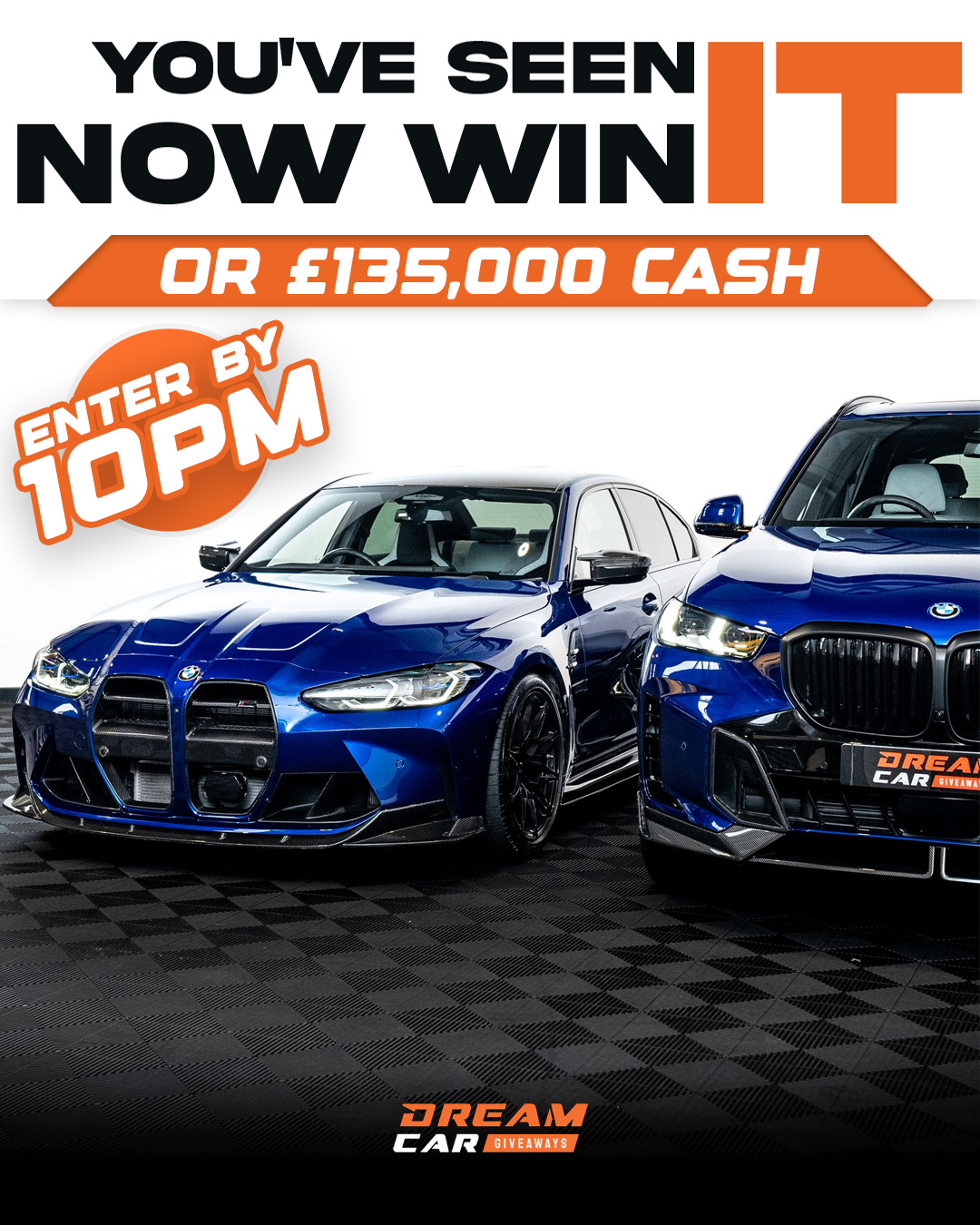 Dream Car Giveaways Facebook ad