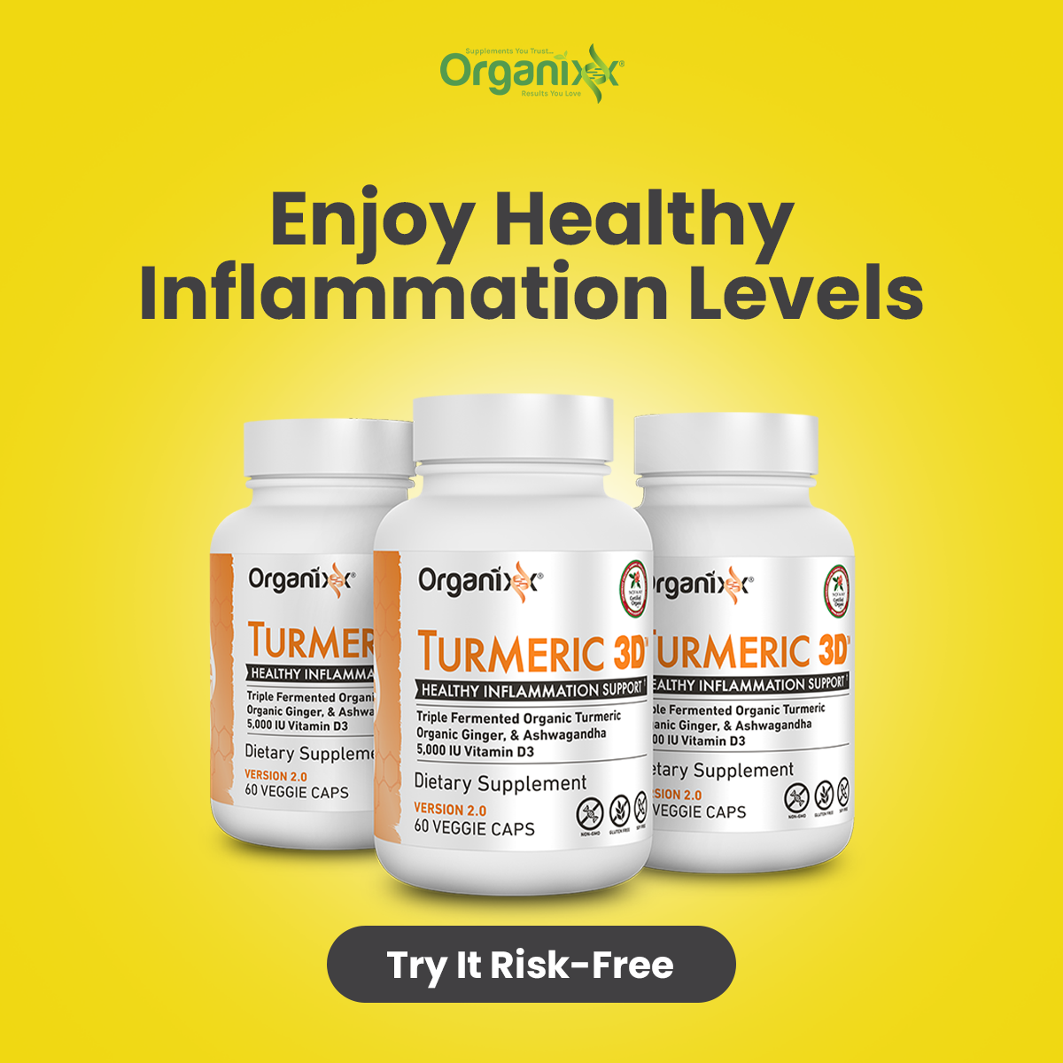 Organixx Facebook ad