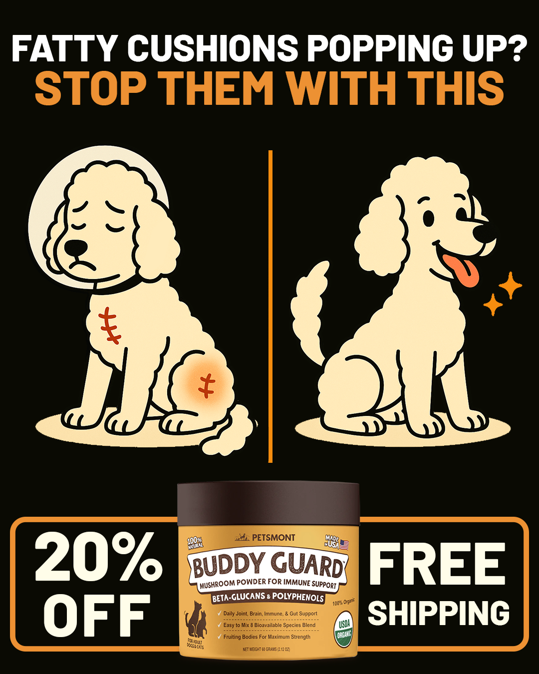 Petsmont Facebook ad