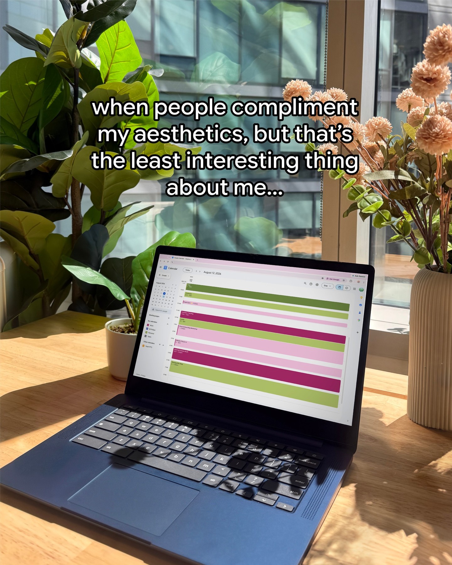 Google Workspace Facebook ad: Sure, we look good.