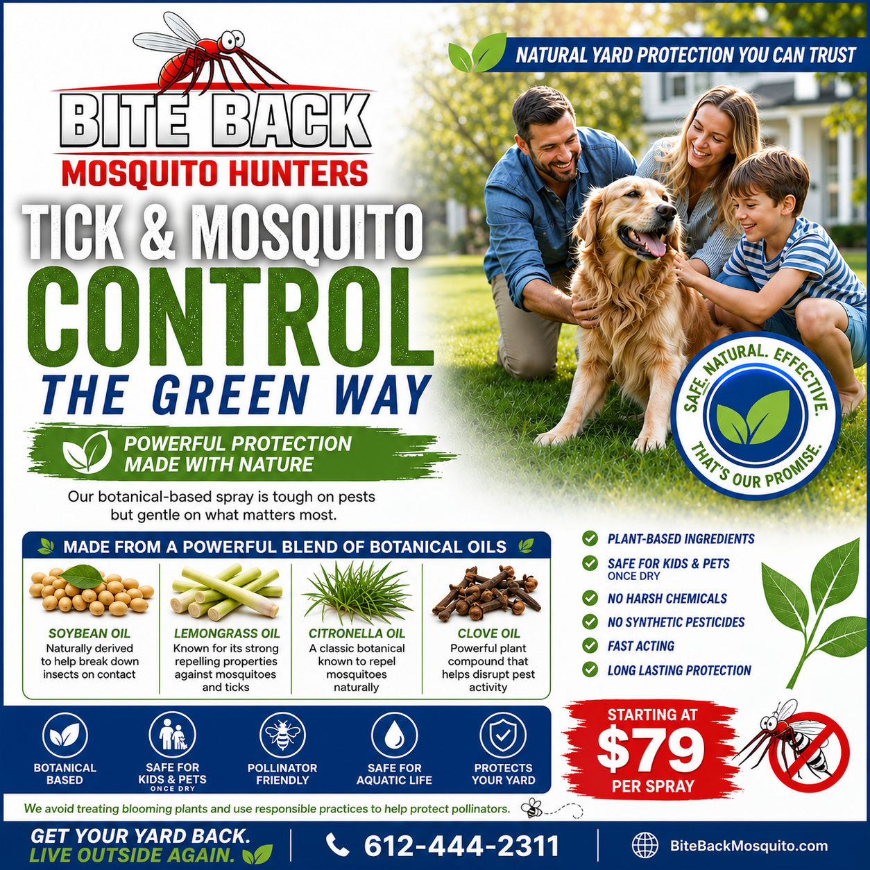 Bite Back Mosquito Hunters Facebook ad