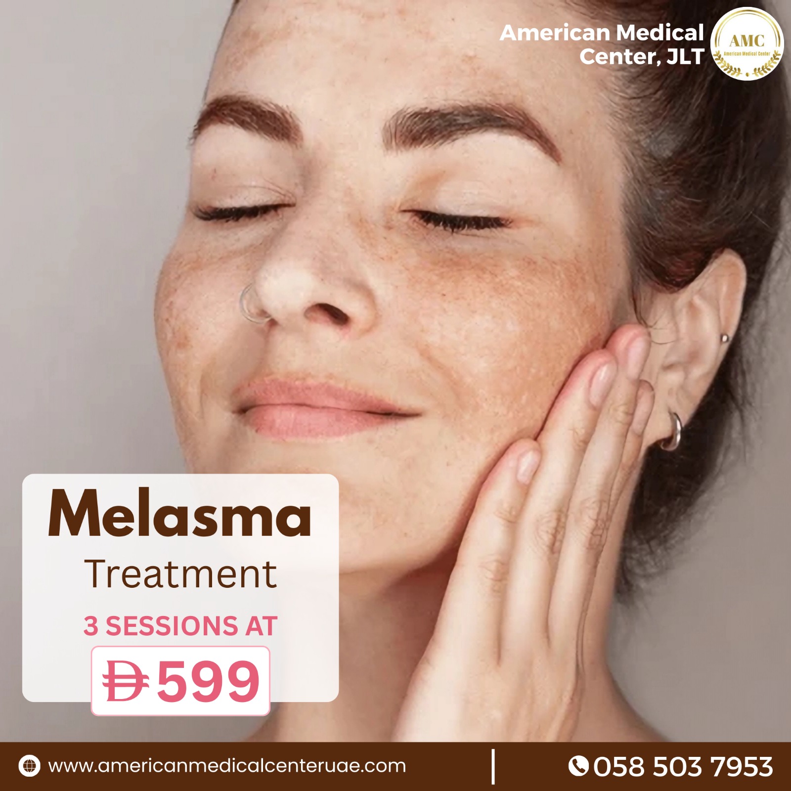 American Medical Centre/JLT Facebook ad