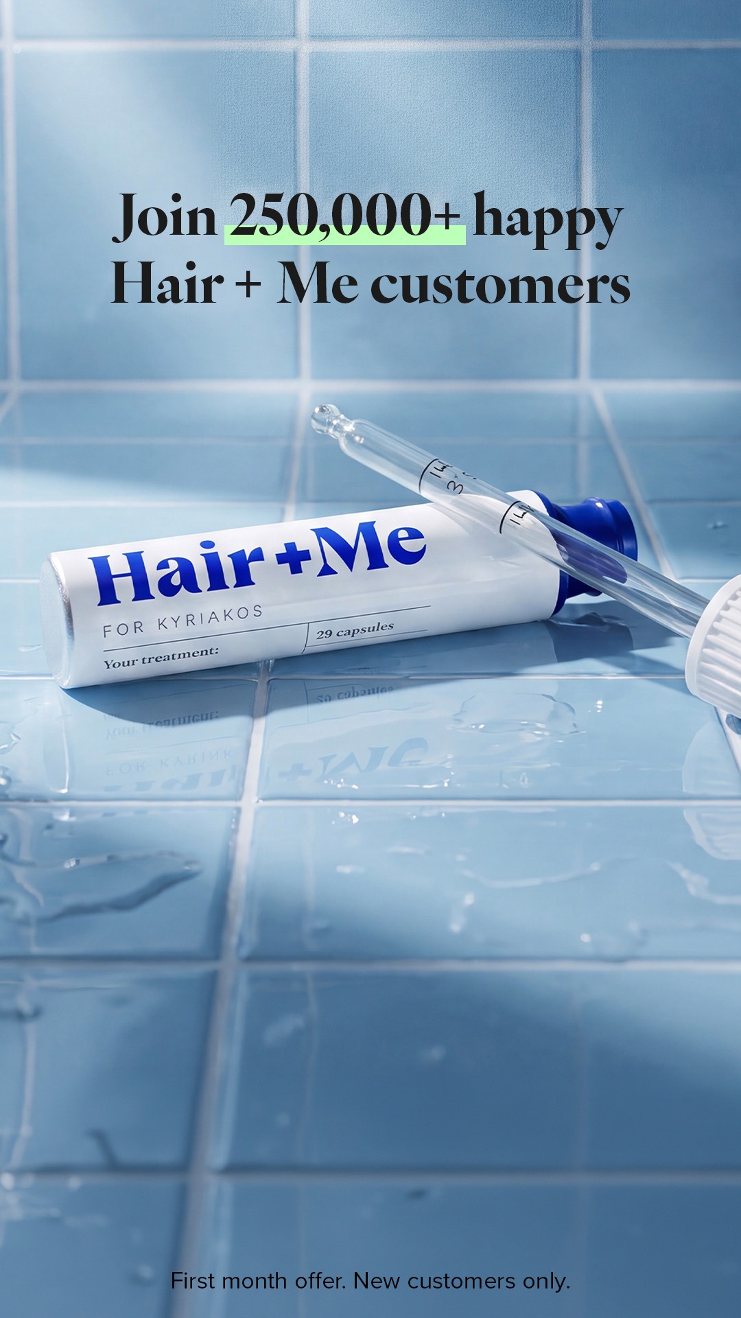 Hair + Me Facebook ad