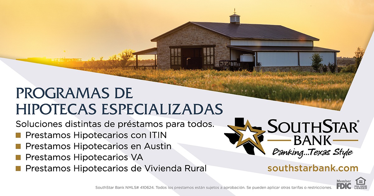 SouthStar Bank Facebook ad: Préstamos Hipotecarios de SouthStar Bank