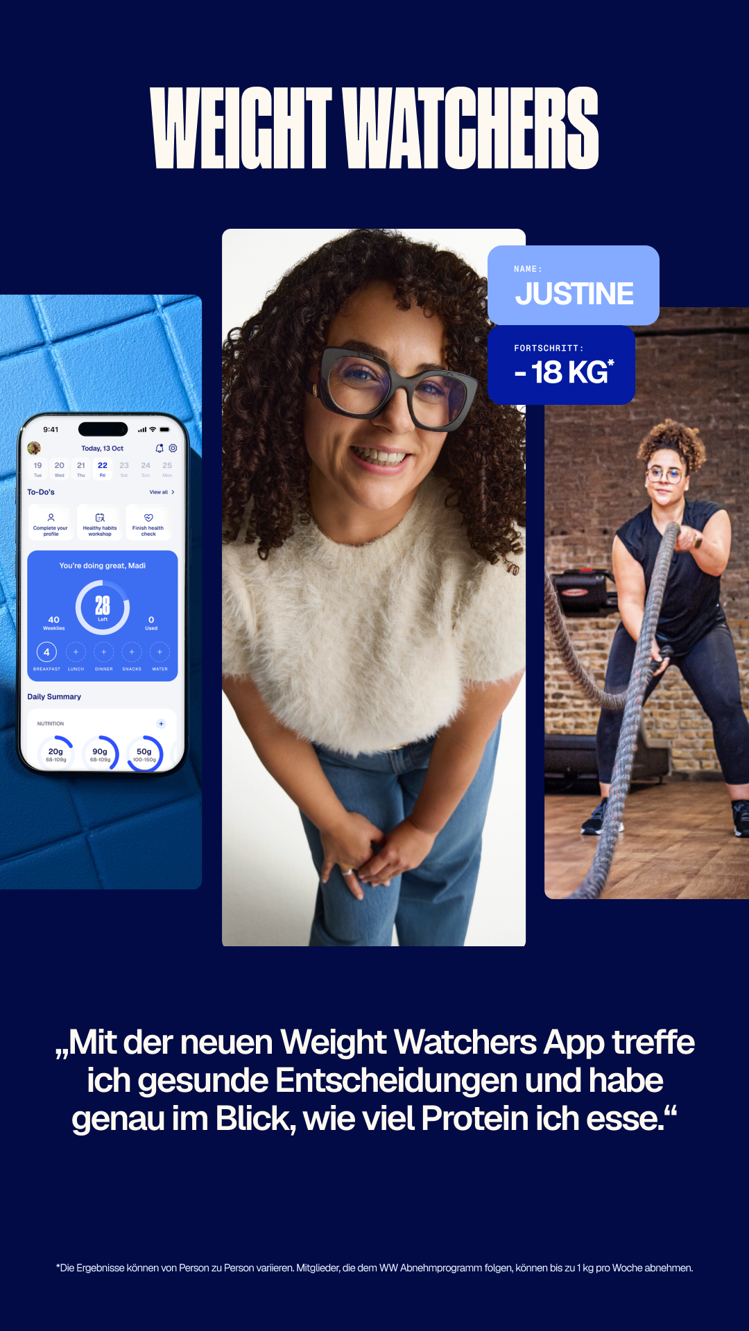 WeightWatchers Facebook ad