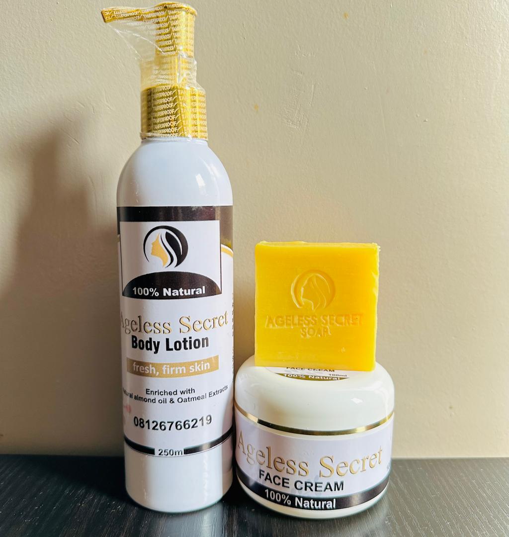 Ageless Secret Skincare Facebook ad: Go Natural! Its Amazing