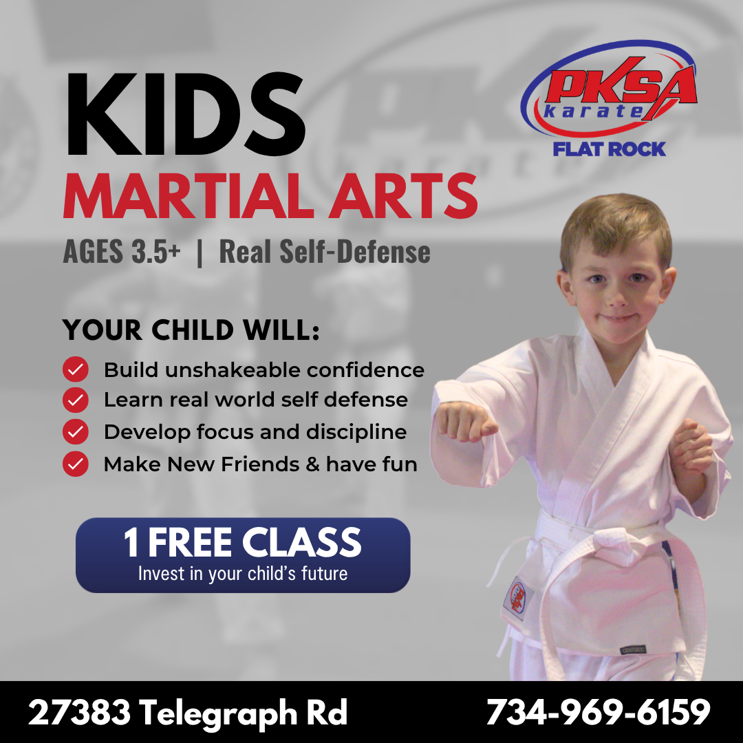 PKSA Karate Flat Rock Facebook ad