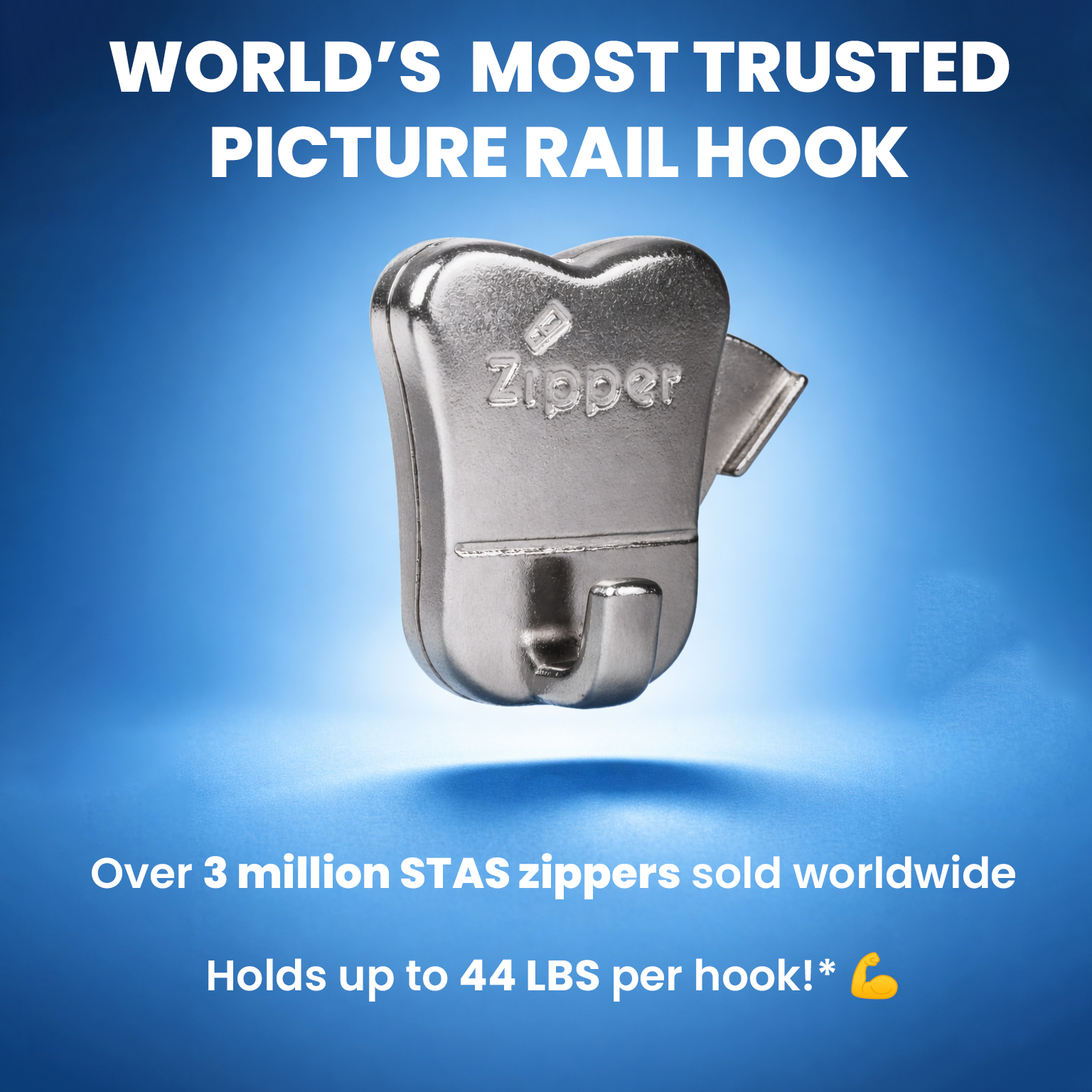 STAS picture hanging systems Facebook ad: Used to hang millions of pieces of wall decor