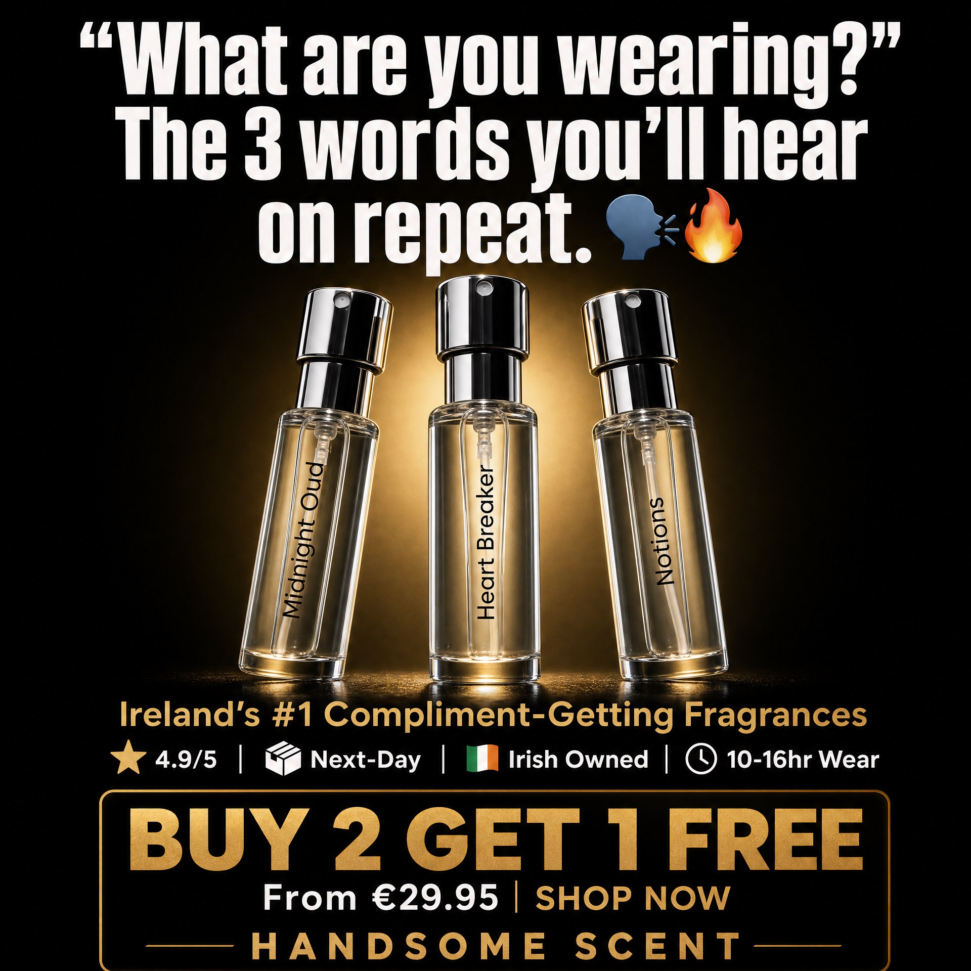 Handsome Scent Facebook ad