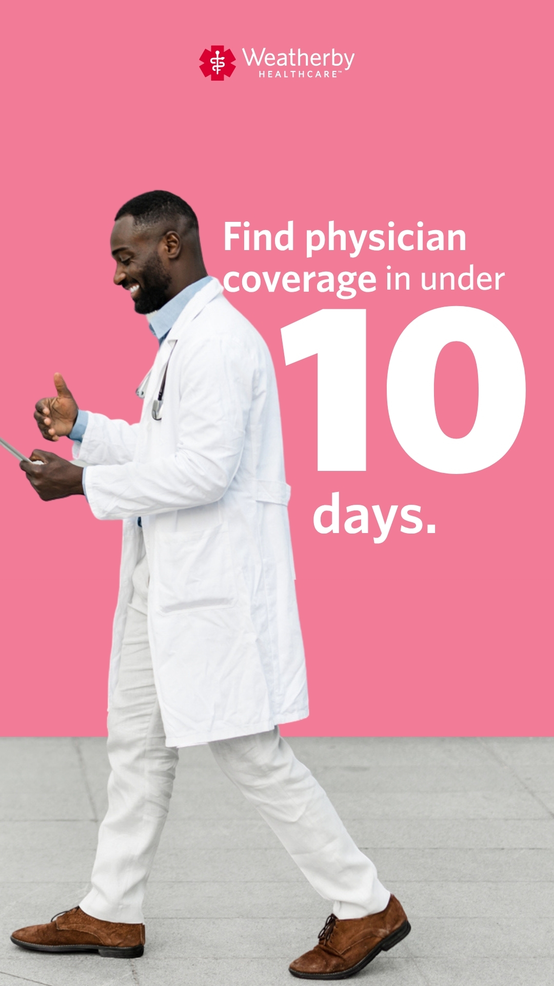 Weatherby Healthcare Facebook ad