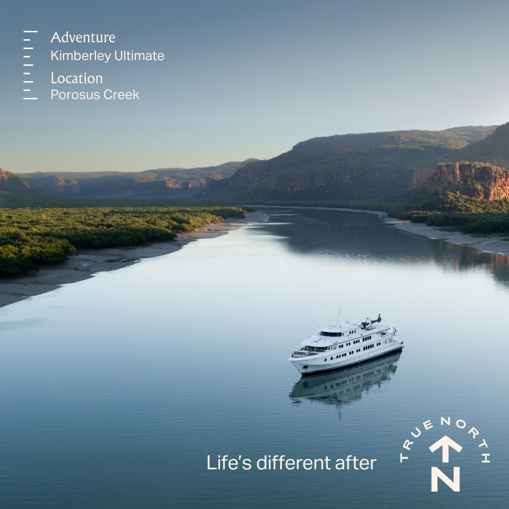 True North Facebook ad: Download the Adventure Guide