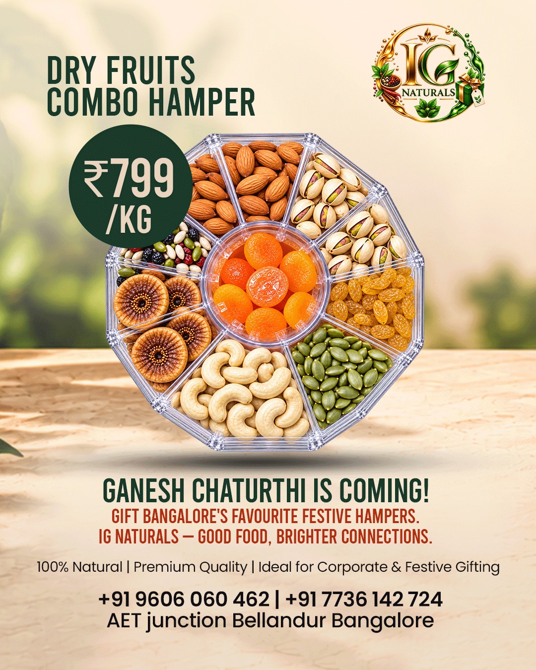 Idukki gold naturals Facebook ad: Welcome to IG Naturals