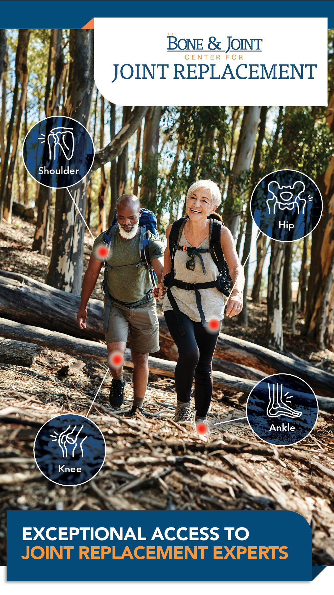 The Bone & Joint Center Facebook ad from May 11, 2026
